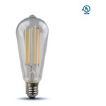 ST19 LED FILAMENT 8W - 800LMN - 2700K - DIMMABLE