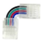 Connecteur RGBW – bande à bande - En L - Flexible