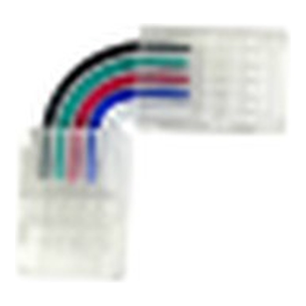 Connecteur RGBW – bande à bande - En L - Flexible