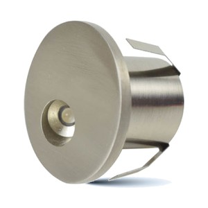 STEP LIGHT ROUND - 1W - SATIN NICKEL - 3000K