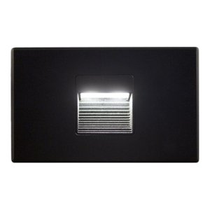 LED Stair Recessed Light Horizontal or Vertical Installation Matte Black
