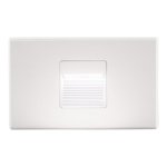 LED Stair Recessed Light Horizontal or Vertical Installation Matte White
