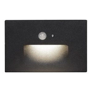 LED Stair Recessed Light with Motion Sensor Matte Black