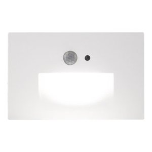LED Stair Recessed Light with Motion Sensor Matte White