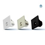 LUMINAIRE DE MARCHE CARRÉ LED 1W NOIR - VENDU INDIVIDUELLEMENT EN 3000K OU 5000K