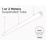 2 M SUSPENDED ARCHITECTURAL LED TUBE PROFILE FOR LED STRIP - 30MM DIAMETER