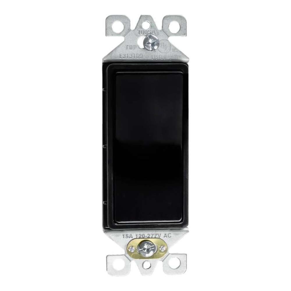 SWITCH | 1 POLE | 15 AMP | 125V | BLACK | V2