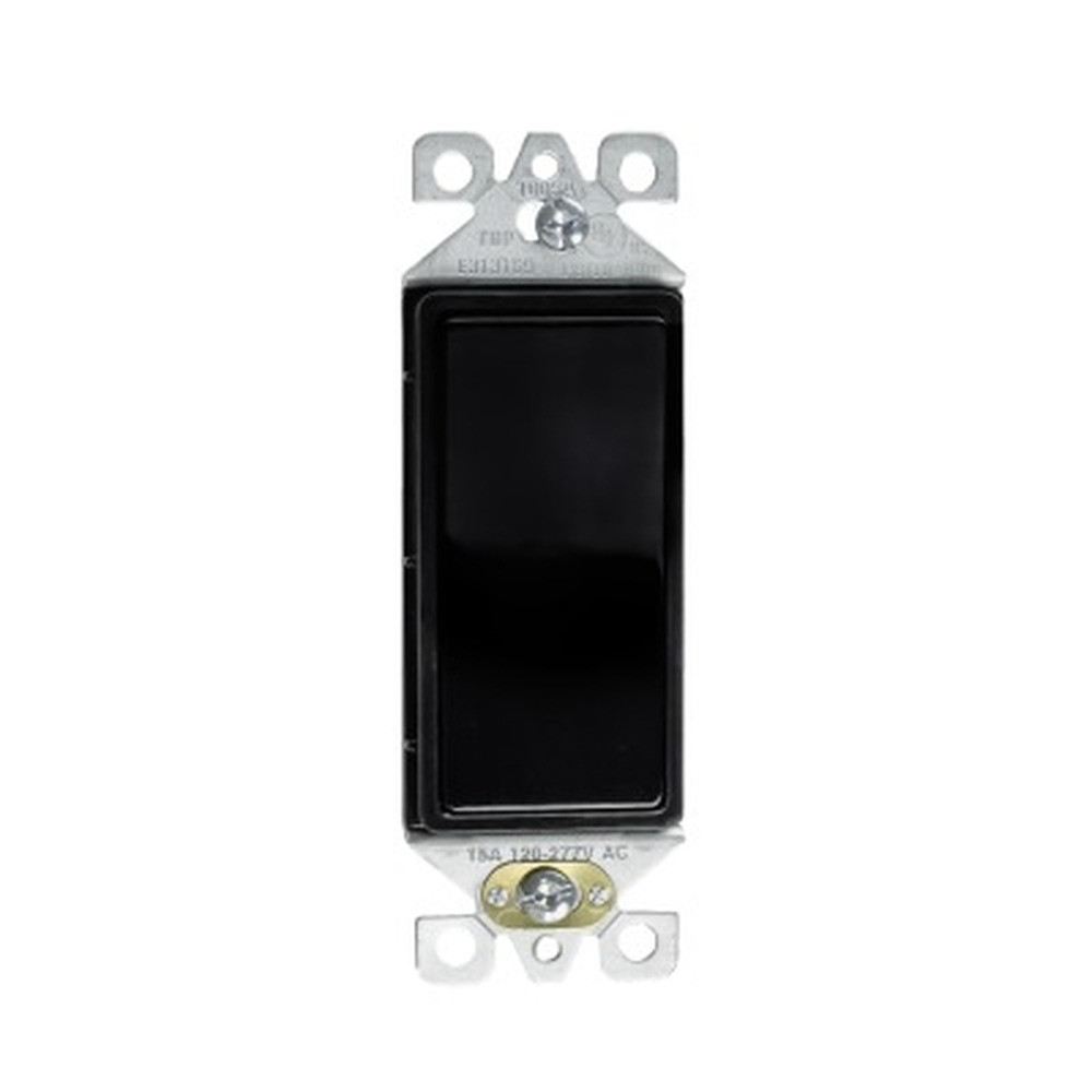 Switch - 1 Pole - 15 amp - 125V - Black - V2