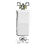 SWITCH | 4 POLE | 15 AMP | 125V | WHITE | V2