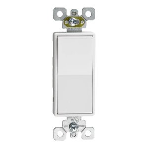SWITCH | 4 POLE | 15 AMP | 125V | WHITE | V2