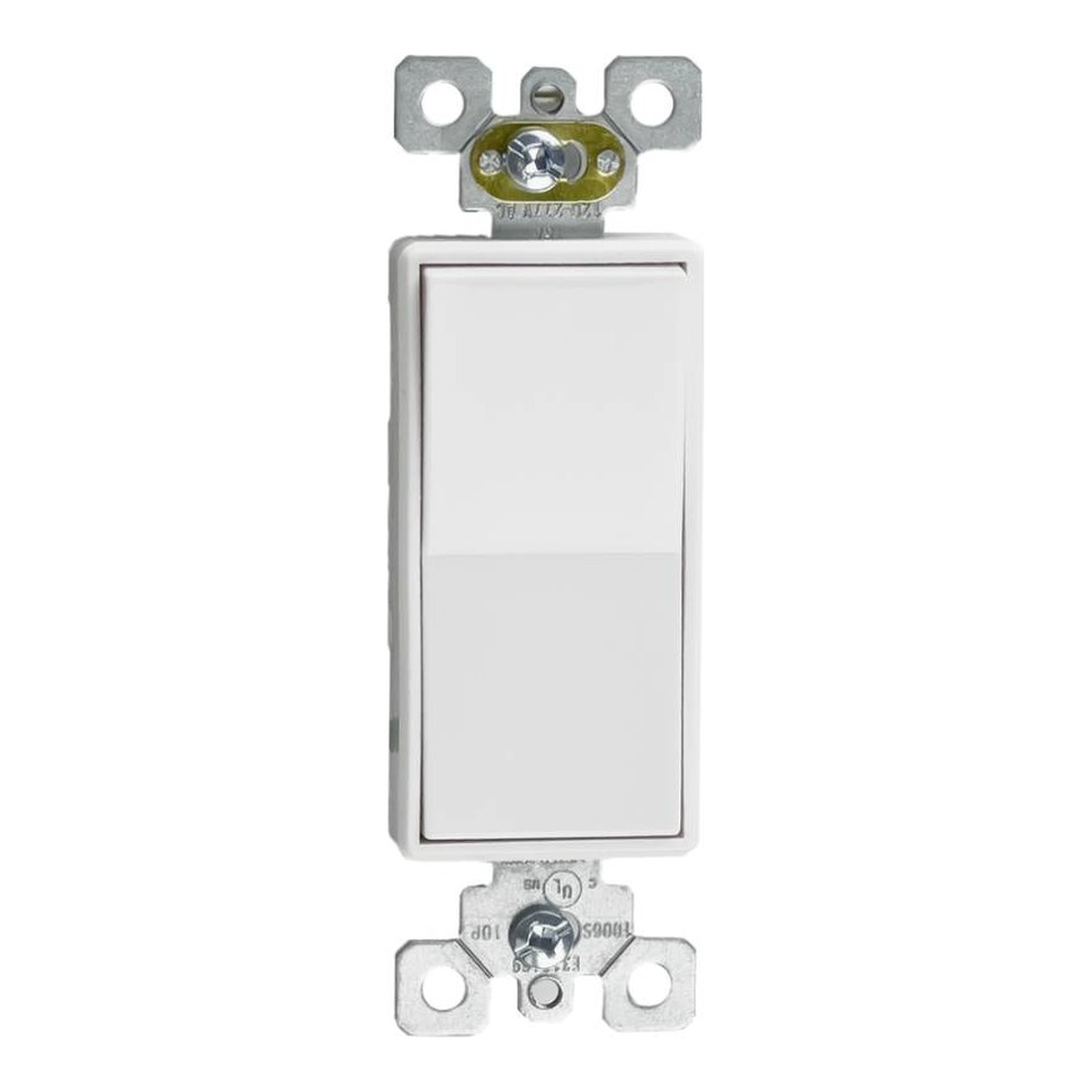 SWITCH | 4 POLE | 15 AMP | 125V | WHITE | V2