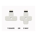 T SHAPE RGB LED STRIP SPLITTER