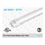 20W DUAL MODE T8 LED TUBE 4 FT (FLUORESCENT REPLACEMENT)