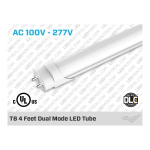 20W DUAL MODE T8 LED TUBE 4 FT (FLUORESCENT REPLACEMENT)