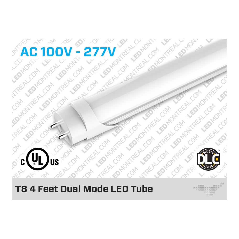 20W DUAL MODE T8 LED TUBE 4 FT (FLUORESCENT REPLACEMENT)