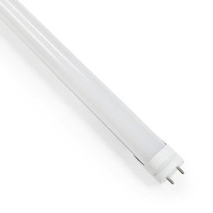 Tube T8 4ft ALU Tube 18W Type B 100-277V 4000K 2300lm DLC Frost G13 Anyside Input