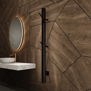 TERRA TOWEL WARMER - BLACK