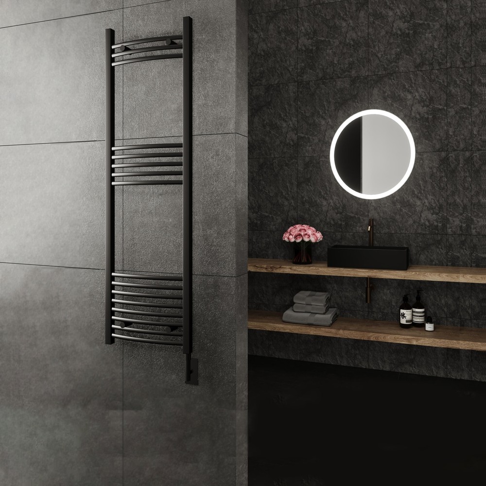 THEMIS TOWEL WARMER - BLACK