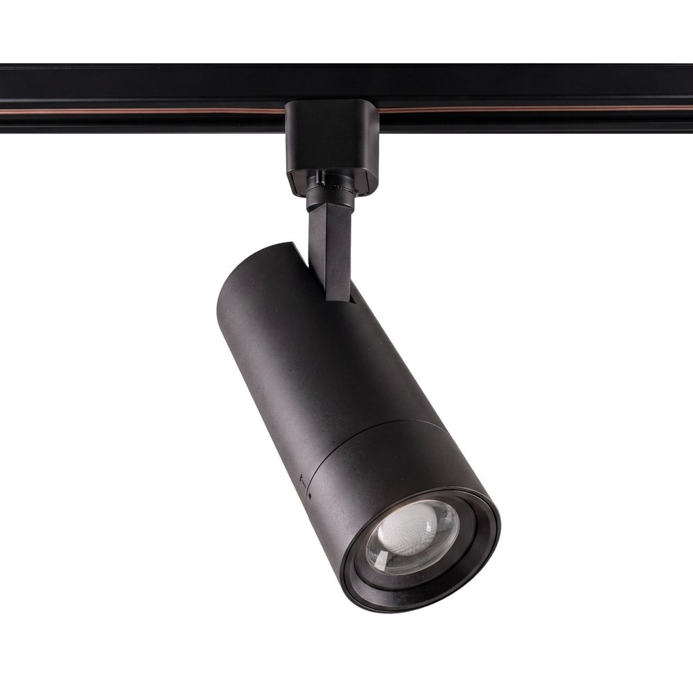 LED TRACK HEAD - 15W - 5CCT - ADJUSTABLE BEAM - BLACK - V1
