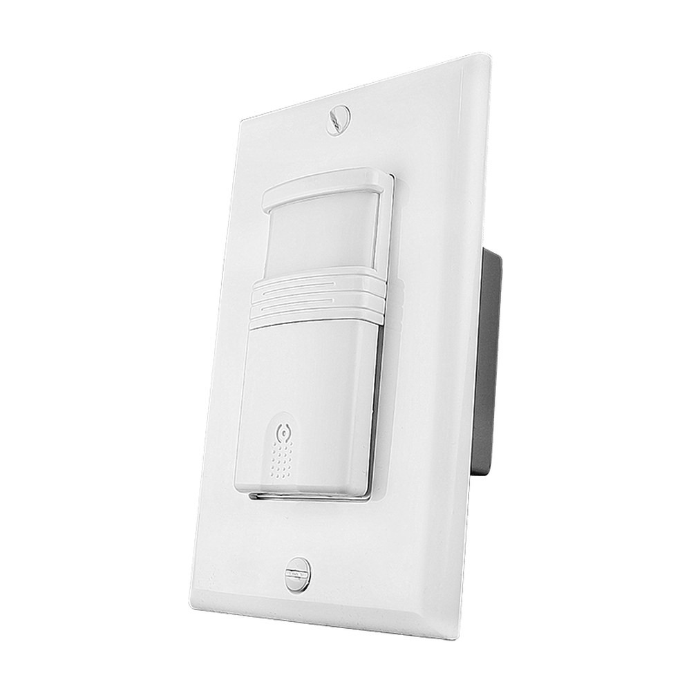 PIR WALL SWITCH VACANCY AND OCCUPANCY SENSOR 120V-277V WORKS WITH OR WITHOUT NEUTRAL WIRE
