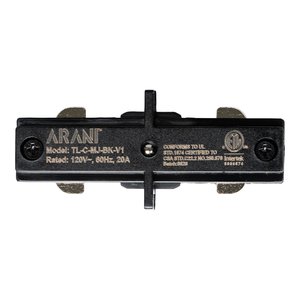 MINI-JOINER CONNECTOR FOR TRACK - BLACK - V1
