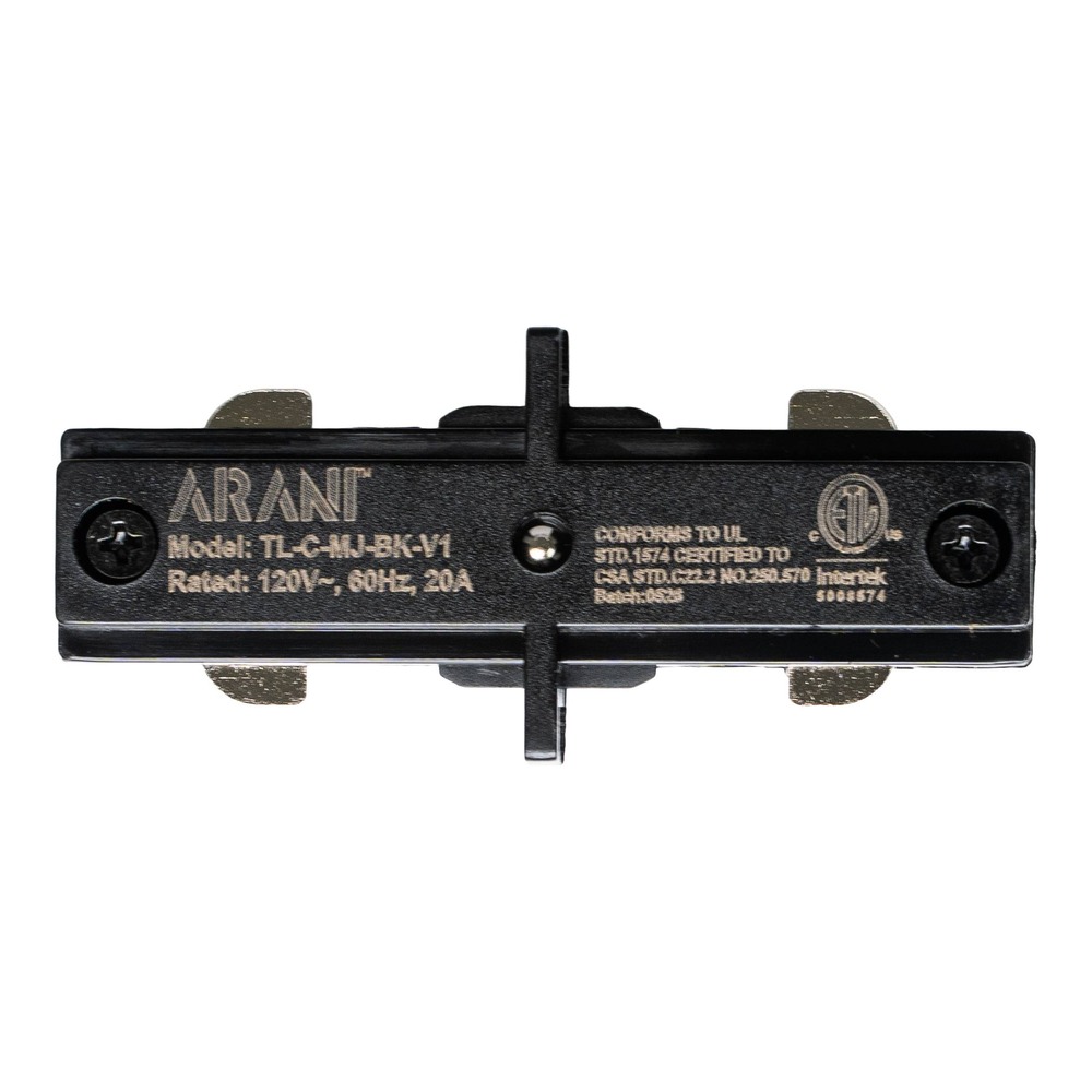 MINI-JOINER CONNECTOR FOR TRACK - BLACK - V1