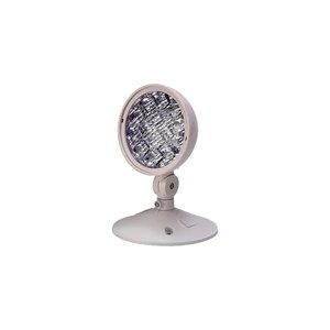 LED WET LOCATION EMERGENCY REMOTE HEAD - SINGLE WHITE THERMOPLASTIC ABS HSG 6-24V 1X3W