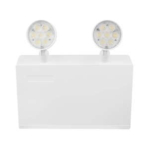 METAL BATTERY PACK (C/W 2X5W HEADS) 72W - 12VDC - 120/347V - 30 MIN AT MAX. LOAD
