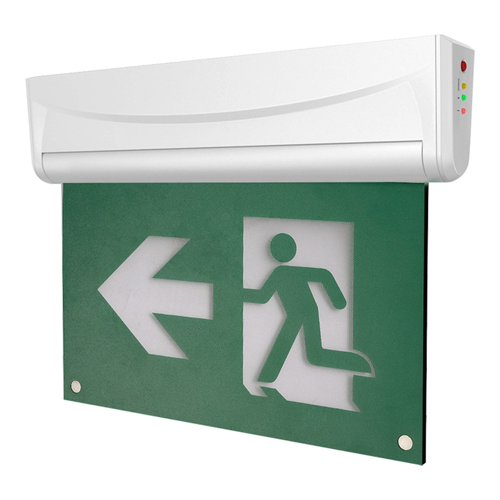 TL-RMES222-UDC LED EMERGENCY EXIT SIGN "RUNNING MAN" EDGE-LIT UDC