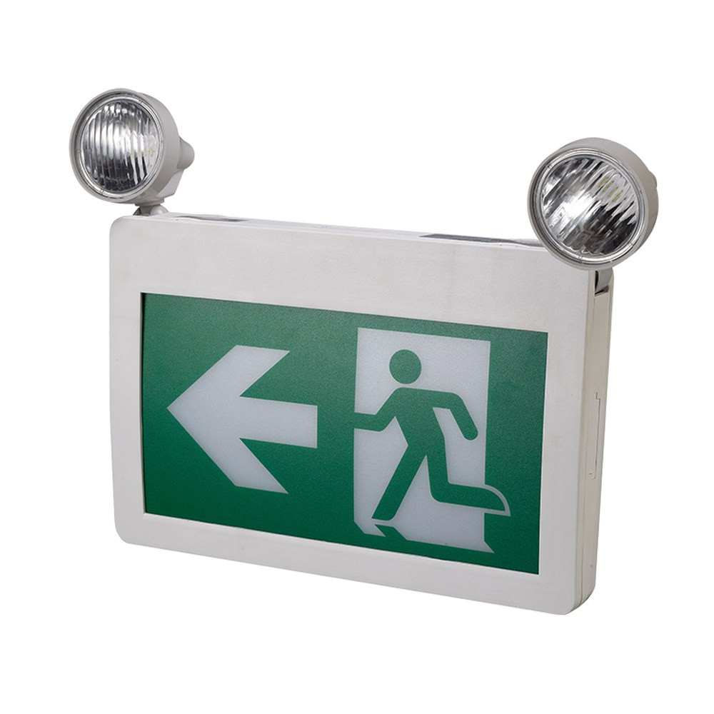 TL-RMES333 - RUNNING MAN COMBO LED EMERGENCY EXIT SIGN (PLASTIC) - 2HRS BATTERY BACKUP