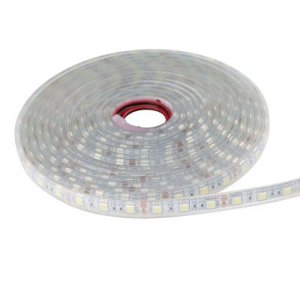 24V LED Tape Light (4000K) - 4.5W per foot - Weatherproof - Dimmable - 72W 16ft Roll - Includes ...