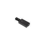 ALIMENTATION D'EXTRÉMITÉ POUR RAIL DE TYPE H - NOIR