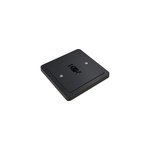 ROSACE MONOPOINT POUR TÊTE DE RAIL DE TYPE H - NOIR