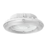 SSL-CP5 ROUND LED CANOPY LIGHT - 60M SELECTABLE 60W-40W-25W (8100-5400-3375 LM) - SELECTABLE 30-40-50K - 120-347V - WHITE - 0-10V DIMMABLE
