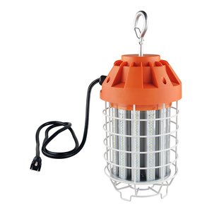 TWL TEMPORARY WORK LIGHT, WORK LIGHTS, 100W, 5000K, 120V, ORANGE