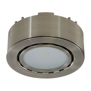 SINGLE LED PUCK LIGHT 12V - 2W 4000K - LINKABLE - MATTE NICKEL - UCP-LED1-4K-MN