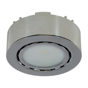 SINGLE LED PUCK LIGHT 12V - 2W 3000K - LINKABLE - CHROME - UCP-LED1-CH