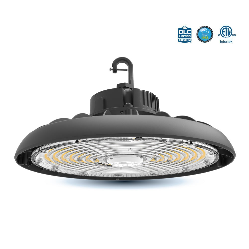 CLOCHE UFO LED 3CCT (3500K - 1000K ET 5000K) + 3 PUISSANCES SÉLECTIONNABLES (100W - 125W ET 150W) - 135L/WATT OU