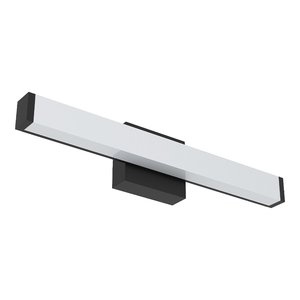 VANITY LIGHT, 2FT, SQUARE, 9/15/19W, 27/30/35/40/5000K, 120-277V, TRIAC DIMMING, BLACK