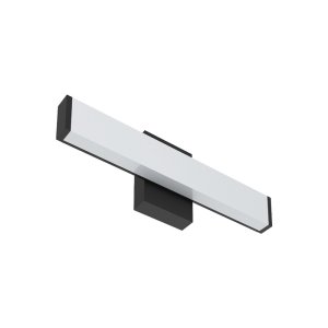 Vanity Light - 2ft - Square - 9/15/19W - 27/30/35/40/5000K - 120-277V - Triac Dimming - Black