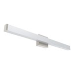 VANITY LIGHT, 3FT, SQUARE, 18/23/30W, 27/30/35/40/5000K, 120-277V, TRIAC DIMMING, BRUSHED NICKEL
