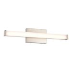 LUMINAIRE LED MURAL POUR SALLE DE BAIN 22 POUCES (CARRÉ) 120V-277V - 5CCT (2700K - 3000K - 3500K - 4000K - 5000K) 17W