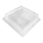 VP-88 - Coupe vapeur - 8 X 8 X 2 pouces - TRANSPARANT