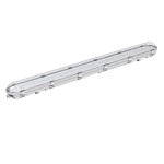 Vapor tight 4ft 45W 100-277V 50K white clear dim 0-10V