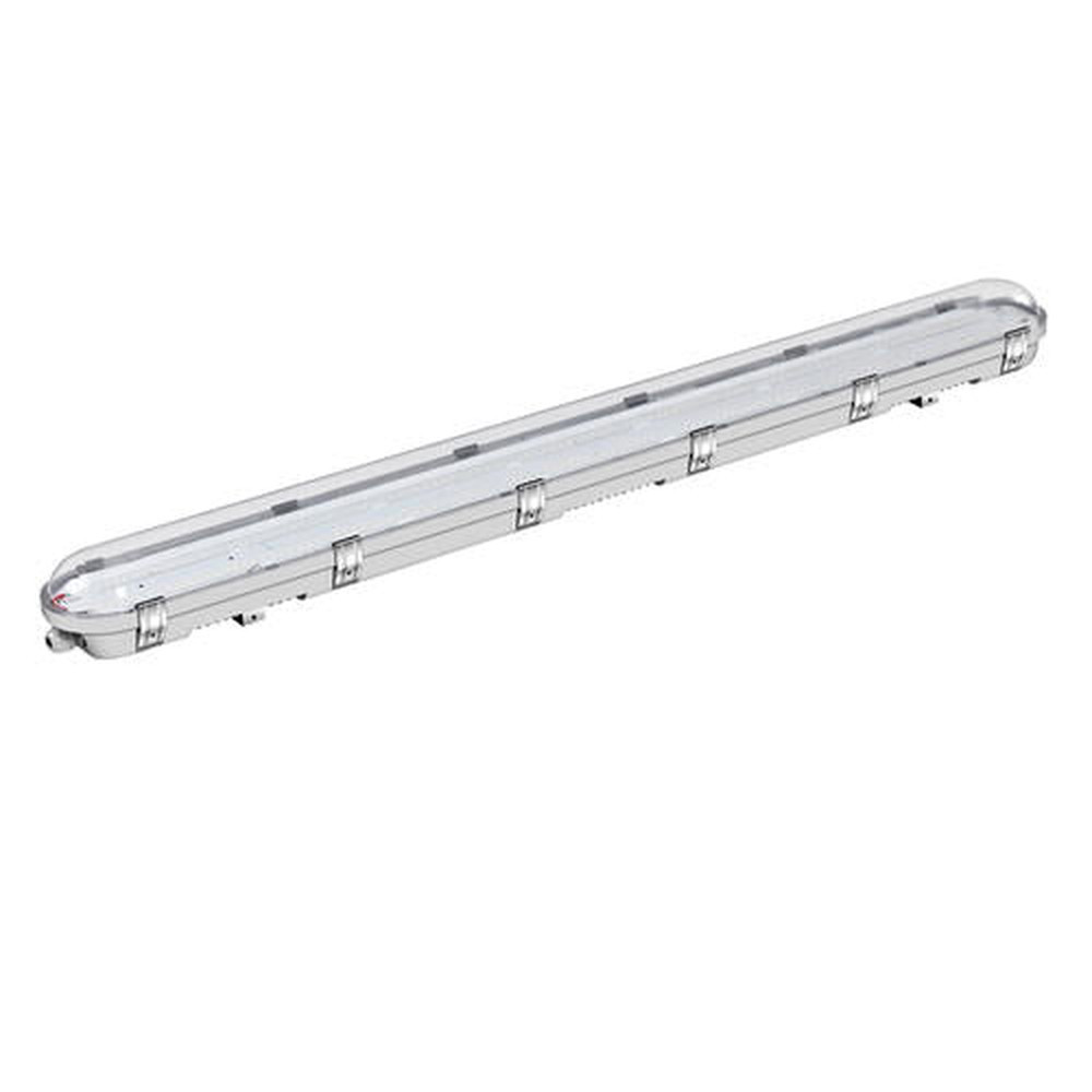 Vapor tight 4ft 45W 100-277V 50K white clear dim 0-10V