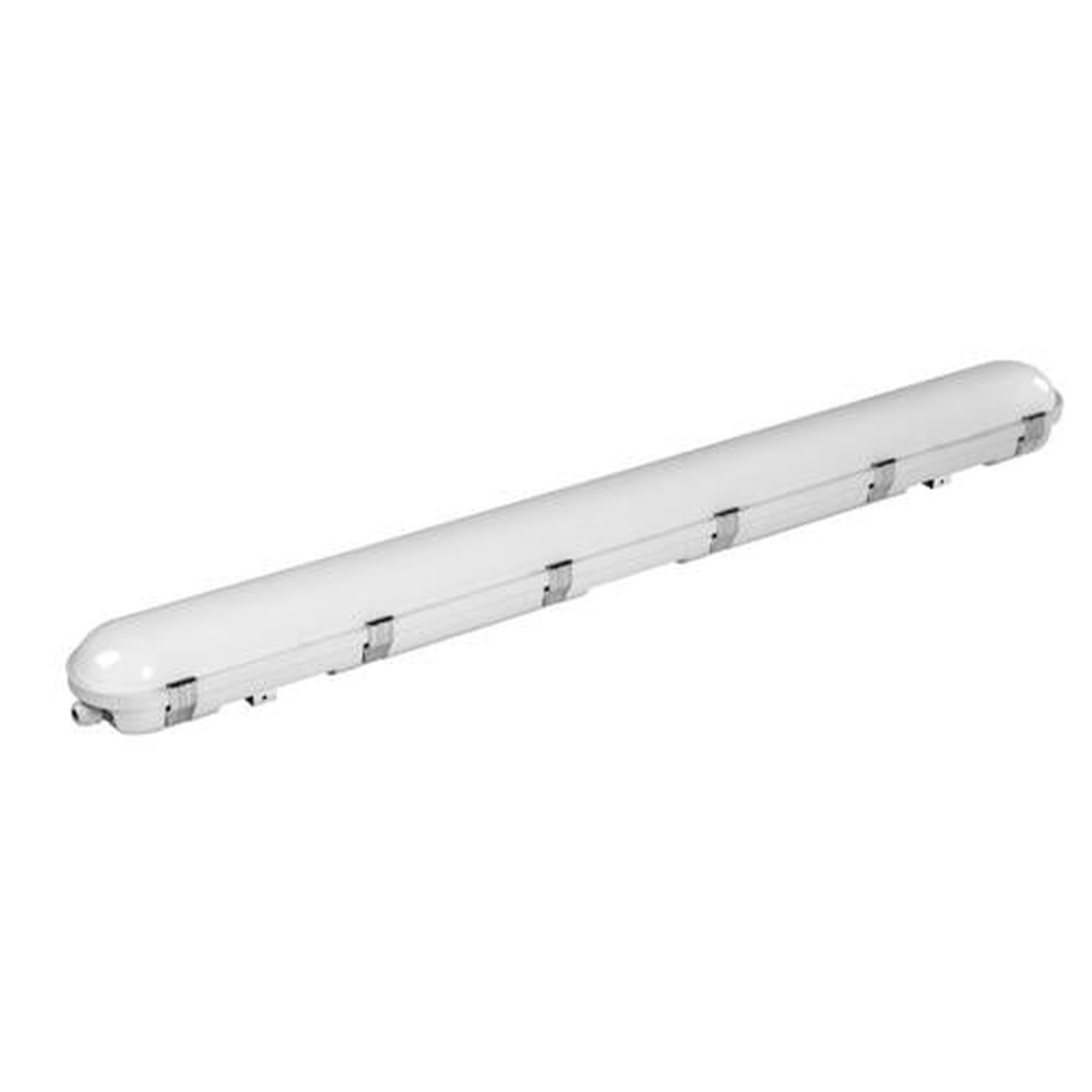 Vapor tight 4ft 56W 100-277V 50K white frost dim 0-10V