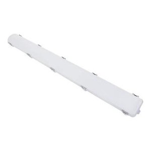 Vapor Tight 4ft 65W 120-347V 40K white frosted lens dim 0-10vdc