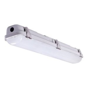 VT LUMINAIRE ÉTANCHE - ANTI-HUMIDITÉ - 25W/20W/15W - 3500K/4000K/5000K - 120-347V - BLANC - DLC PREMIUM S-8DN5T3 & S-R4CFLO