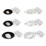 4" 11W RGB Tunable White 2700K-4000K WiFi Directional LED Recessed Light Matte White