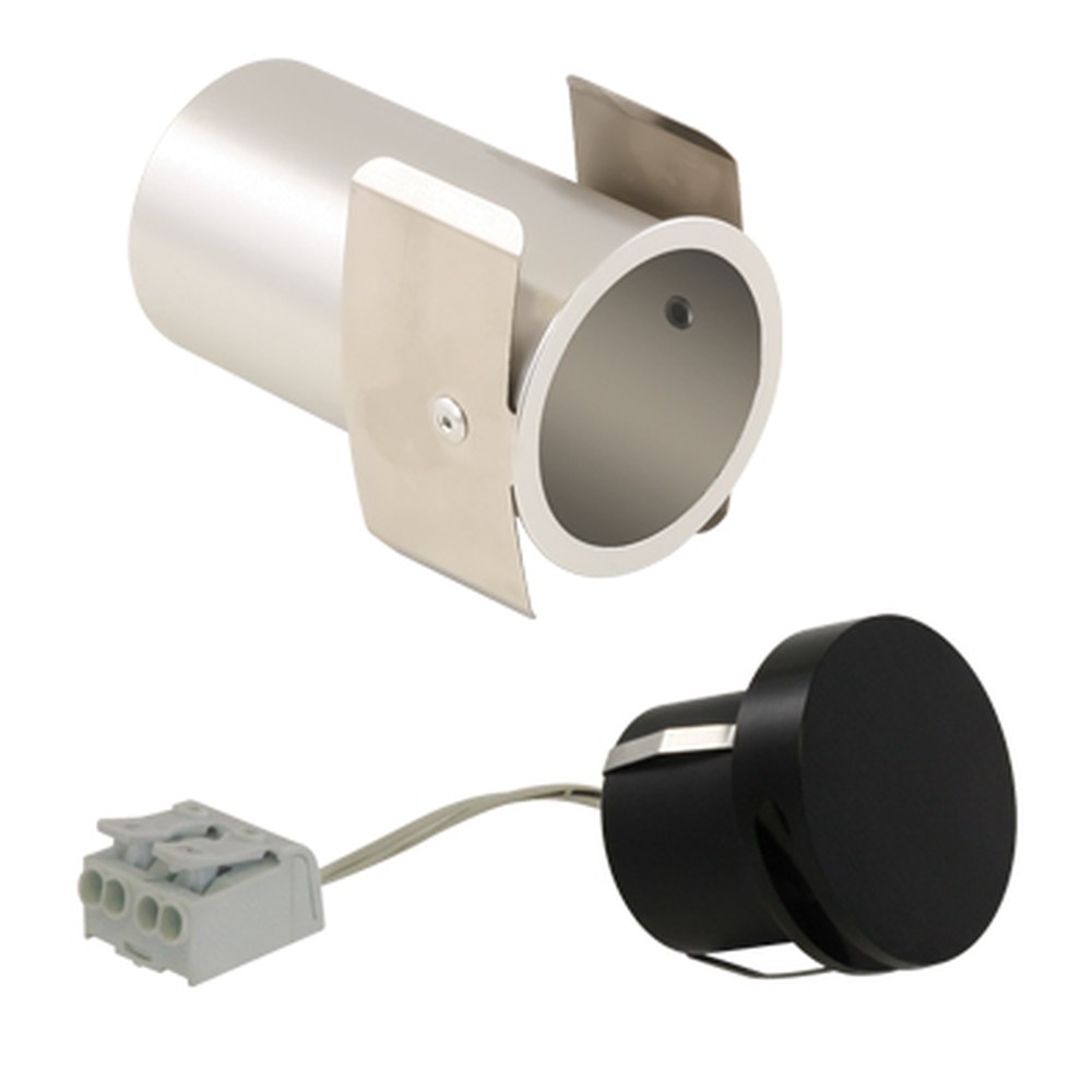 WALL GRAZE - 1.4W - 30K - 90CRI - 24V 120° - HARDWIRE - ROUND TRIM - ABK - WLFLR-1W30K-90-ABK